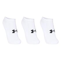 Meia Unissex Under Armour Cotton Invisivel - Pacote com 3 pares