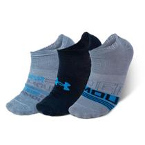 Meia Unissex Under Armour Essential Invisivel - Pacote com 3 pares