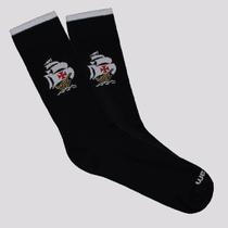 Meia Vasco Casual Caravela Preta Meia Vasco Casual Caravela Preta