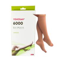 Meia Venosan 6000 Alta Compressão 30-40 Mmhg 3/4 Cor Bege Tamanho M