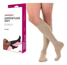 Meia venosan supportline soft ad 18-22 g pe fechado caqui Meia venosan supportline soft ad 18-22 g pe fechado caqui