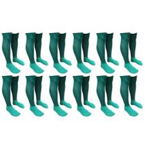Meião De Futebol Delfia Popular Adulto Kit Com 12 Pares
