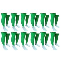 Meião De Futebol Delfia Popular Adulto Kit Com 12 Pares