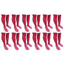Meião De Futebol Delfia Popular Adulto Kit Com 12 Pares