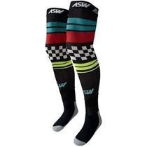 Meião Meia Asw Brace Checker Motocross Enduro Tril