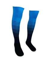 Meião Profissional Degrade kit 20 pares Turquesa com Marinho