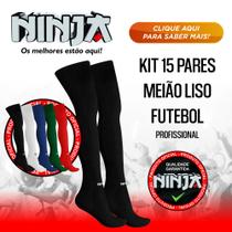 Meião profissional ninja kit 15 pares