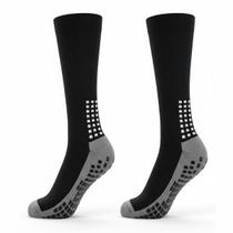 Meião Socks Antiderrapante Futebol Contra Torções Preta