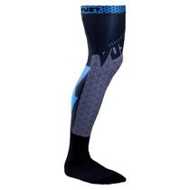 Meião vust hard hexagon v5 cinza azul