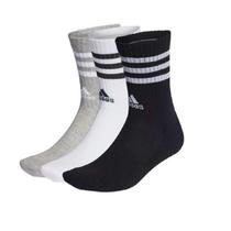 Meias Adidas Cano Alto 3 Pares 3 Listras - Ptobcocza