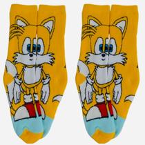 Meias Adulto Unissex Sonic e Tails Desenho Animados Algodão Premium Envio Imadiato