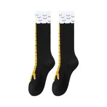 Meias Altas Divertidas Para Mulheres Com Estampa De Pés De Galinha, Meias De Desenho Animado Com Meias Altas Divertidas Para Mulheres Com Estampa De Pés De Galinha, Meias De Desenho Animado Com