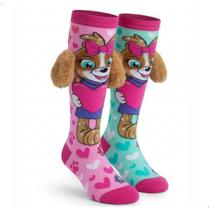 Meias Altas Malucas Divertidas Infantil Juvenil Colorida 3d