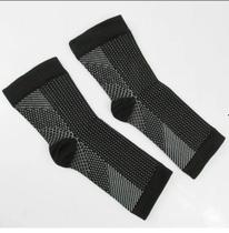 Meias Anti Fadiga Preta G Inchaco Sem Ponteira Unisex Lesão