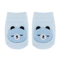 Meias Antiderrapantes Urso Azul Buba 14541 Meias Antiderrapantes Urso Azul Buba 14541