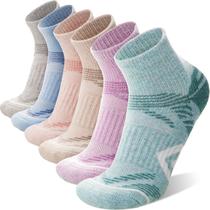 Meias ANTSANG Lã Merino 6 pares, cor clara, tamanho M