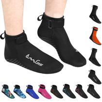 Meias aquáticas, botas de praia de neoprene de 3 mm para esportes aquáticos