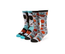 Meias Athletic Crew LOONEY TUNES Space Jam, 2 pares unissex