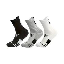 Meias Athletic Crew para Homens - Conforto, Desempenho e Amortecimento - Pacote com 3 Pares