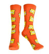 Meias Bart Simpson Laranja Meias Bart Simpson Laranja