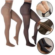 Meias Calça Feminina Translúcido Slim Feminina Elástica De Cintura Alta Resistente Frio