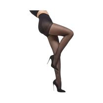 Meias-calças Femininas 40D De Nylon Transparente Com Cintura De Compressão, Resistentes a Rasgos,