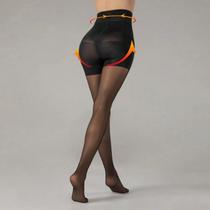Meias-calças Femininas 40D De Nylon Transparente Com Cintura Modeladora, Resistentes a Rasgos, 1 Par