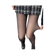 Meias-calças Femininas De Inverno Com Bolinhas, Efeito Pele, Leggings Térmicas De Lã, Meias-calças