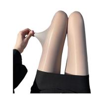 Meias-calças Femininas Sensuais, Brilhantes, Ultrafinas, Com Brilho, Elásticas, Com Efeito Óleo,