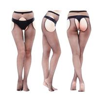 Meias-calças Femininas Sensuais De Rede Até a Coxa Com Cinta-liga, Opções De 1 Ou 4 Peças