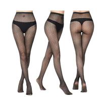 Meias-calças Femininas Sensuais De Rede Com Estampas Góticas Y2K, Flores, Corações E Caveiras, Com