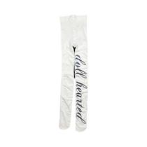 Meias-calças Femininas Y2K Com Estampa De Letras, Elásticas, Ligeiramente Transparentes, Para Uso Meias-calças Femininas Y2K Com Estampa De Letras, Elásticas, Ligeiramente Transparentes, Para Uso