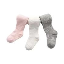 Meias Calças Finas De Verão Para Meninas, 1 Ou 3 Peças, Leggings Casuais Macias Em Branco, Rosa E Meias Calças Finas De Verão Para Meninas, 1 Ou 3 Peças, Leggings Casuais Macias Em Branco, Rosa E
