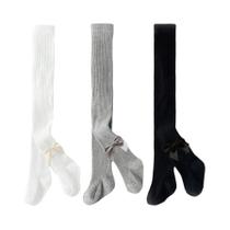 Meias-calças Fofas Com Laço Para Meninas, 3 Pares, Quentes E Confortáveis, Meias De Bebê Para Outono Meias-calças Fofas Com Laço Para Meninas, 3 Pares, Quentes E Confortáveis, Meias De Bebê Para Outono