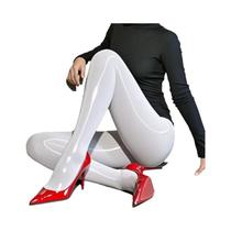 Meias-calças Transparentes Brilhantes plus Size Para Mulheres Com Alto Teor De Óleo De Cavalo