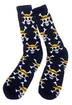 Meias Cano Alto caveira Deixe seu look cheio de estilo e personalidade com nossas meias de personagem cano alto Confortáveis, divertidas e super esti