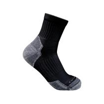 Meias Carhartt SQ6103M, mistura leve de algodão, pacote com 3 Meias Carhartt SQ6103M, mistura leve de algodão, pacote com 3