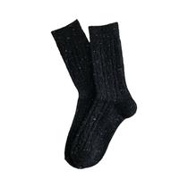 Meias Casuais Listradas De Inverno Para Mulheres, Estilo Japonês, Meias De Lã Para Meninas