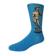 Meias Coloridas Divertidas Obras de Artistas Clássicos - Davi (Michelangelo)
