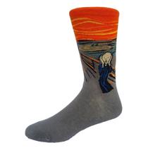 Meias Coloridas Divertidas Obras de Artistas Clássicos - O Grito (Munch)