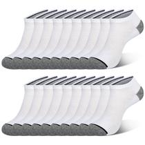 Meias COOVAN, almofada atlética de corte baixo no tornozelo para homens (10 pares)