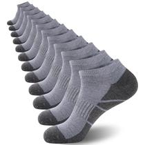 Meias COOVAN Athletic Low Cut para homens, almofada de 12 pares