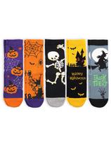 Meias COTTON DAY para crianças e meninos Fun Novelty Halloween de 4 a 6 anos Meias COTTON DAY para crianças e meninos Fun Novelty Halloween de 4 a 6 anos
