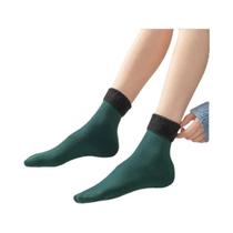 Meias Curtas Femininas Quentes De Inverno 1-20 Pares, Grossas, Térmicas, De Lã Cashmere, Nylon E