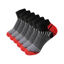 Meias Curtas Masculinas Coloridas De Cano Baixo, 6 Pares, Confortáveis, Modernas, Pretas, De Alta Meias Curtas Masculinas Coloridas De Cano Baixo, 6 Pares, Confortáveis, Modernas, Pretas, De Alta