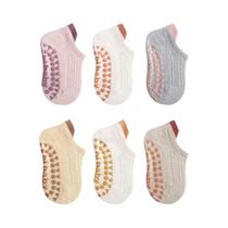 Meias De Algodão Antiderrapantes Para Bebês Meninos E Meninas, 6 Pares Para Crianças Pequenas, Uso Meias De Algodão Antiderrapantes Para Bebês Meninos E Meninas, 6 Pares Para Crianças Pequenas, Uso