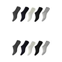 Meias De Bambu Masculinas plus Size, 10 Pares, Finas, Invisíveis, Absorventes, Desodorantes, Estilo