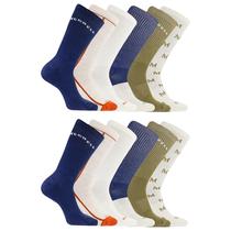 Meias de caminhada até o tornozelo, almofada reciclada Merrell, pacote com 12 pares