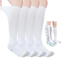 Meias de caminhada Ioryzek para homens e mulheres, 2 pares, brancas