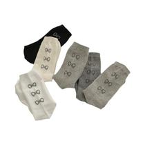 Meias De Cano Médio Listradas Em Preto E Branco, Respiráveis, 3, 4, 5, 6 Pares, Primavera, Outono,